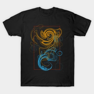 Abstract tangle with rectangle T-Shirt